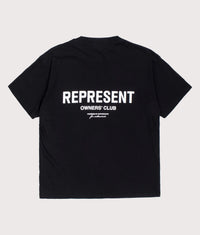 Represent Owners Club T-Shirt: 001 Black 
