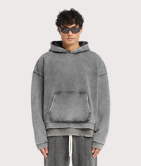 Initial Boxy Hoodie: 47 Vintage Grey 