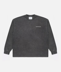 Oversized Long Sleeve Uniform T-Shirt: Pigment Black 
