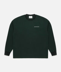 Oversized Long Sleeve Uniform T-Shirt: Green 