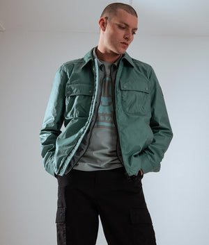 Illusion-T-Shirt-Steel-Green-Belstaff-EQVVS