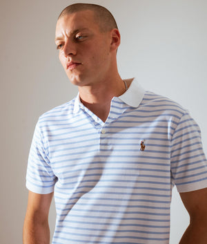 Custom-Slim-Fit-Soft-Cotton-Polo-Shirt-White/Austin-Blue-Polo-Ralph-Lauren-EQVVS