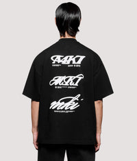 Box Fit Stack T-Shirt: Black 