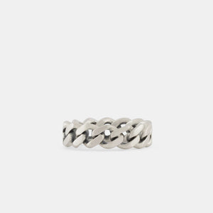 Sterling Silver Cuban Link Ring