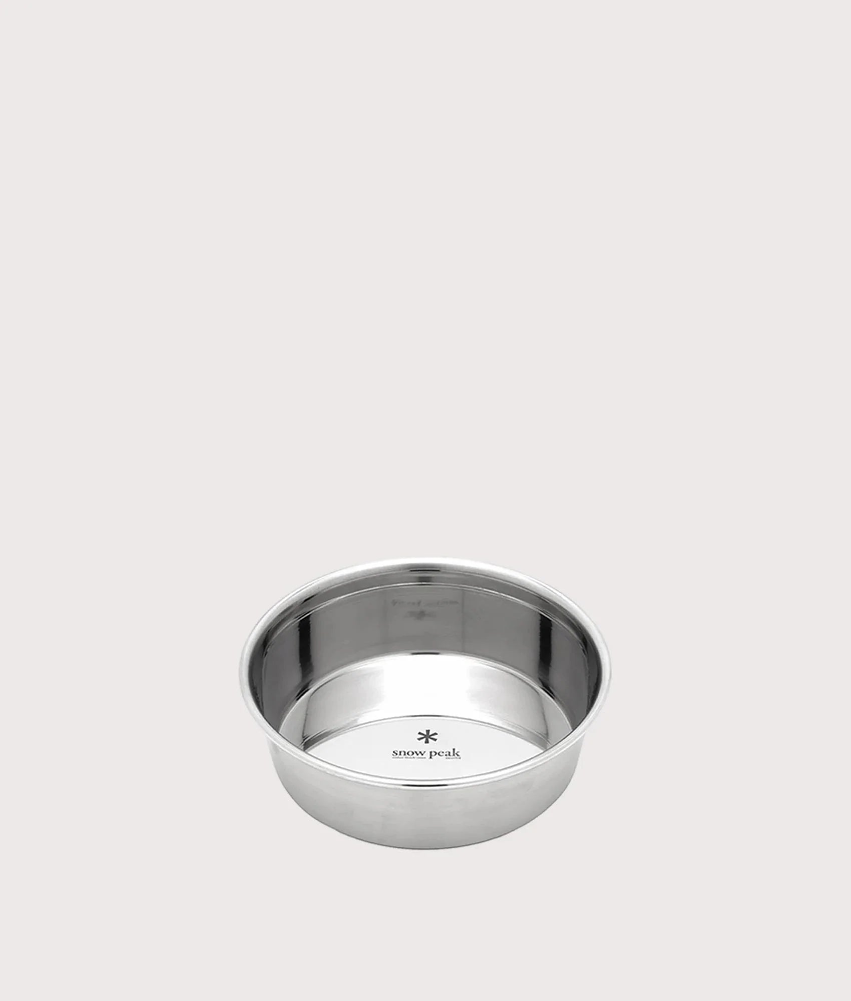 Dog Food Bowl XS in silver. Stainless steel  | Snow Peak | 