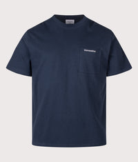 Regular Fit Basic Pocket T-Shirt: Navy 