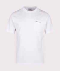 Regular Fit Basic Pocket T-Shirt: White 