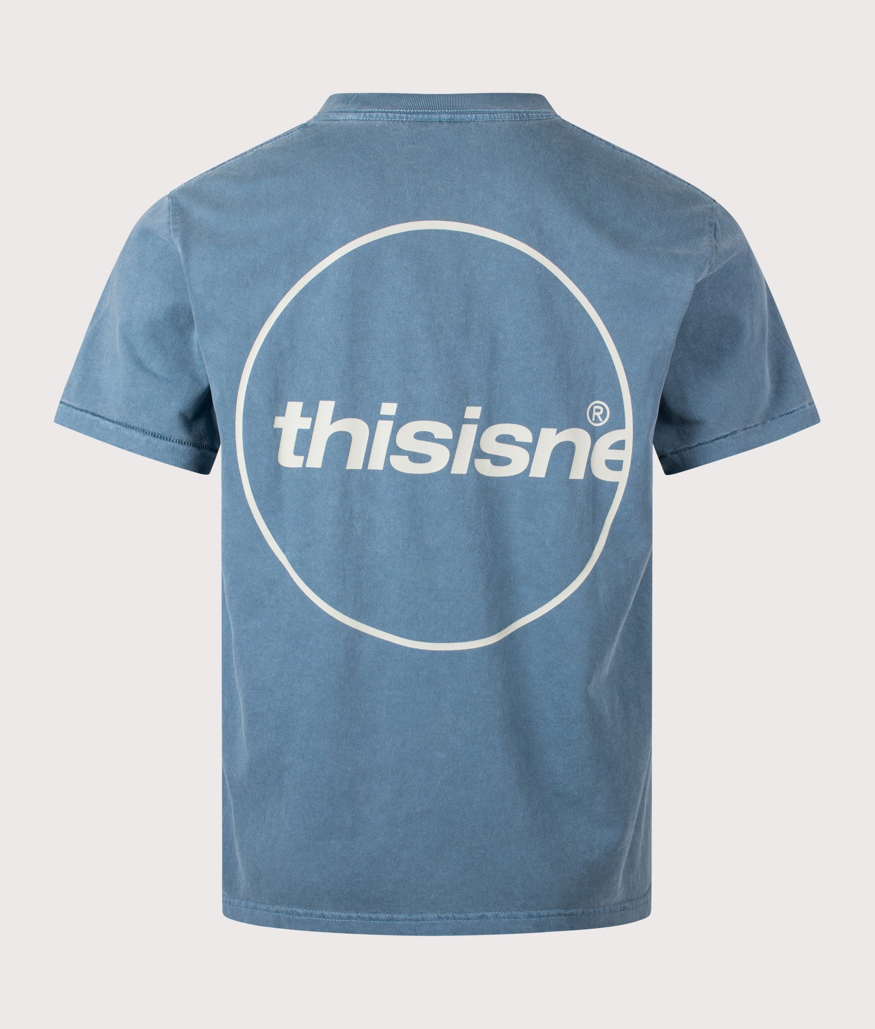 C-Logo T-Shirt in Navy by thisisneverthat. Shot by EQVVS. Back Shot.