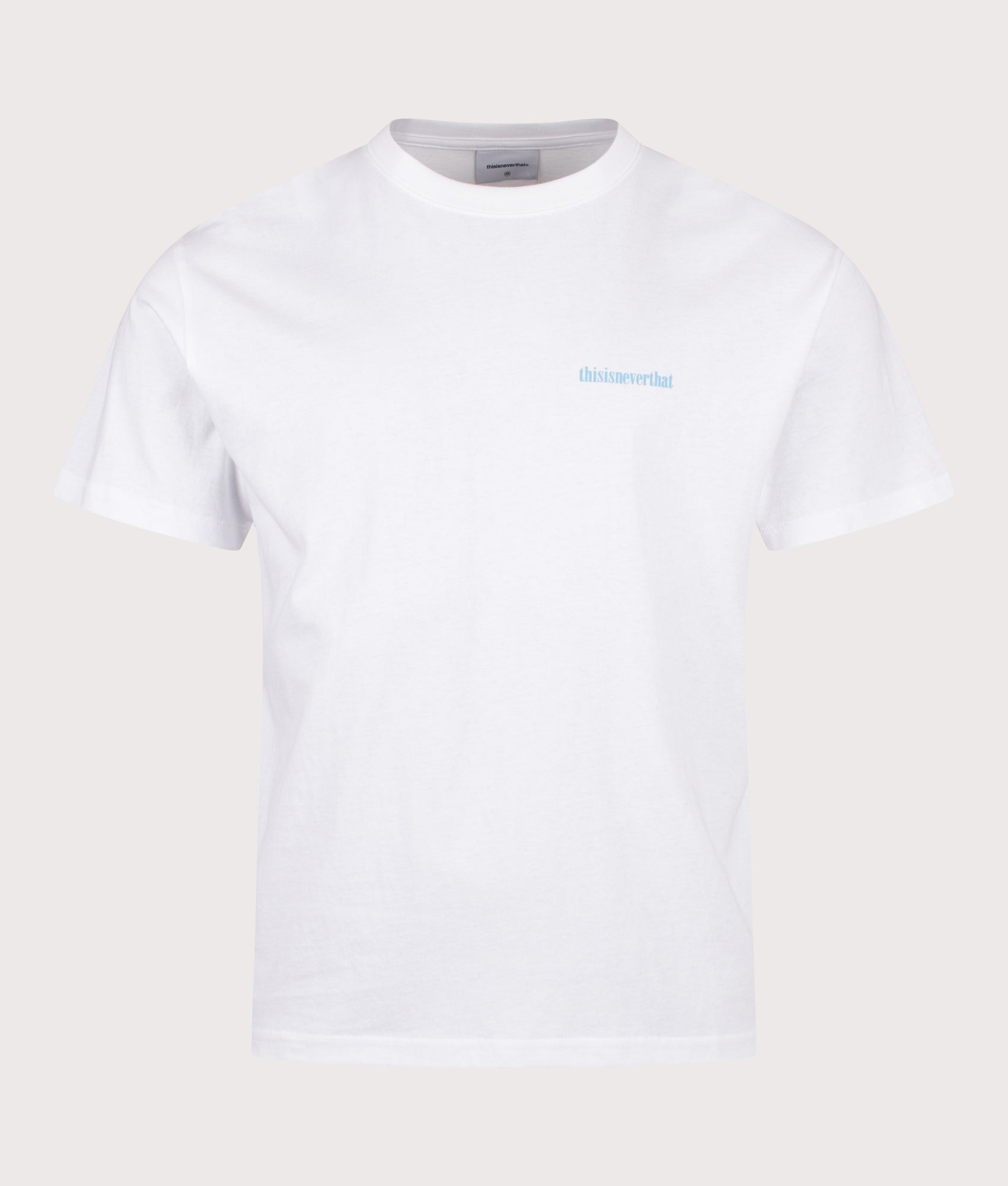 thisisneverthat Giraffe T-Shirt in White at EQVVS Menswear. Front shot.