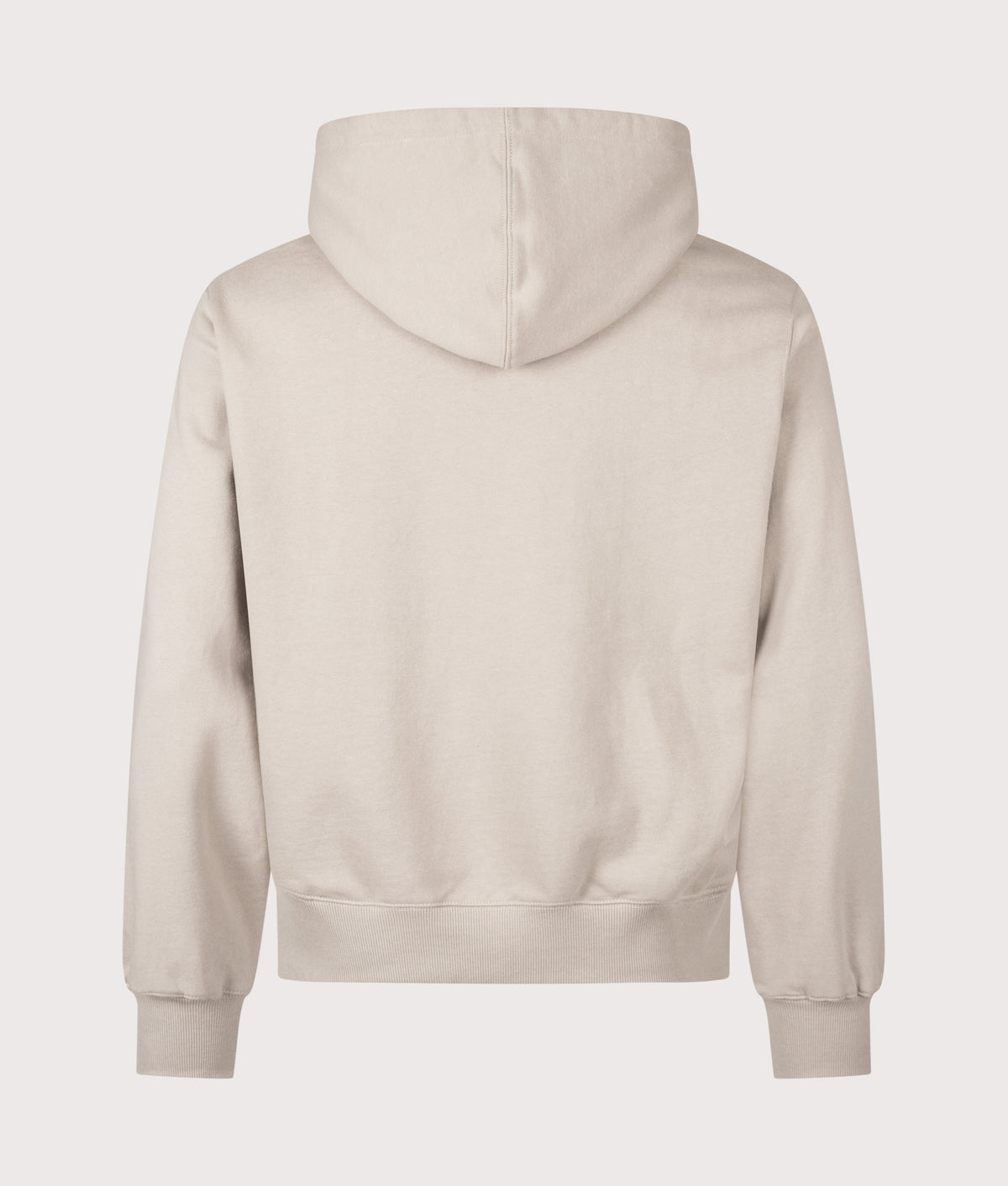 thisisneverthat Regular Fit T-Logo Hoodie in Deep Beige at EQVVS Menswear. Back shot.