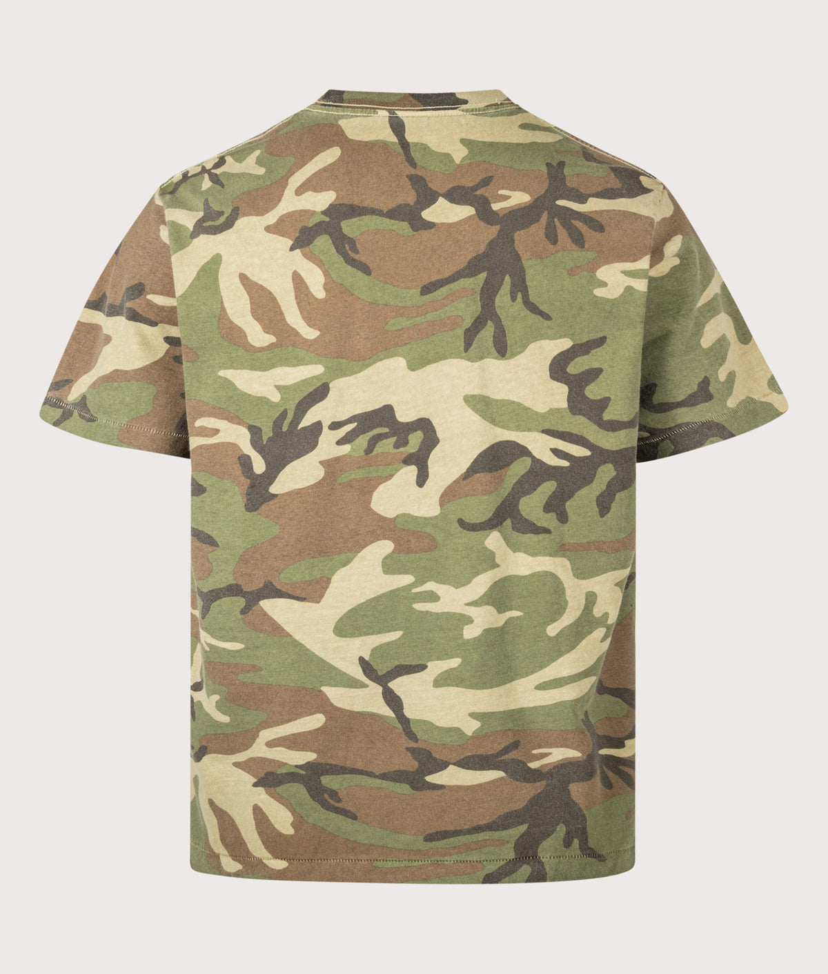 thisisneverthat Regular Fit T-Logo T-Shirt in Camo at EQVVS Menswear. Back shot.