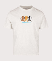 Regular Fit Dogs T-Shirt: Oatmeal 