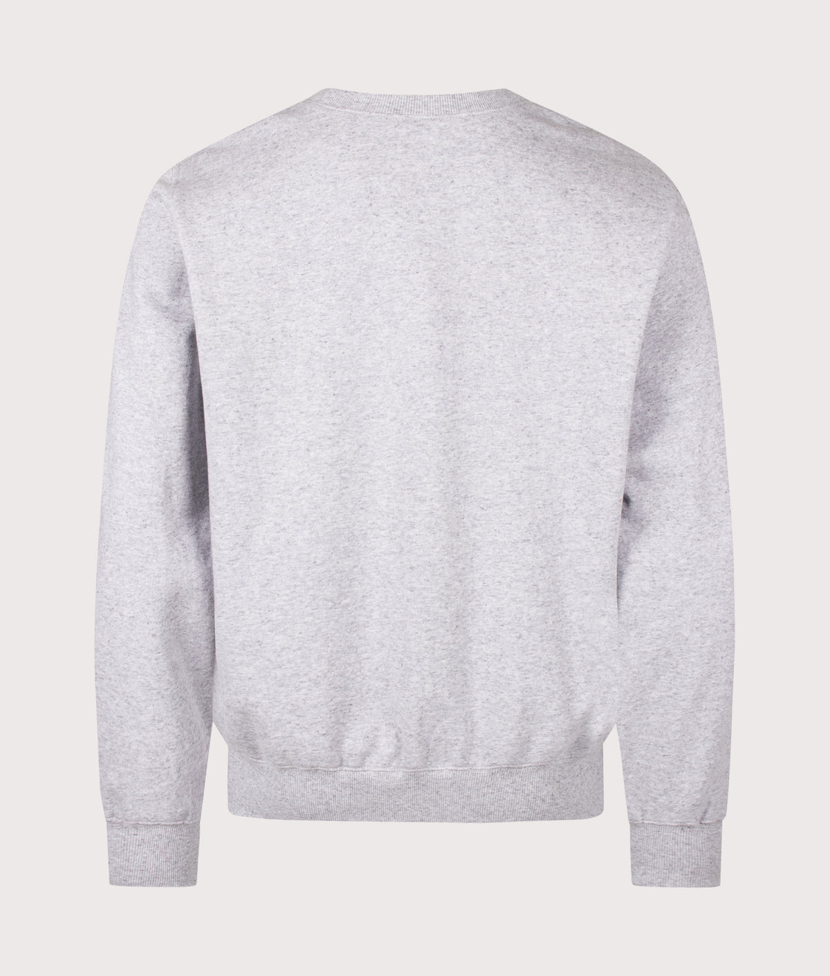 thisisneverthat Regular Fit T-Logo Crewneck Sweatshirt in Heather Grey at EQVVS Menswear. Back shot.