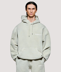 Box Fit Uniform Hoodie: Pigment Cement 