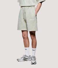 Relaxed Fit Uniform Shorts: Pigment Cement 