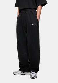 Uniform Wide Leg Joggers: Black 