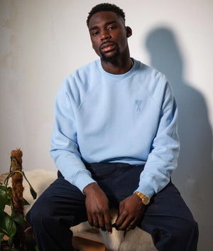 Tonal-ADC-Logo-Sweatshirt-Sky-Blue/Sky-Blue-AMI-EQVVS