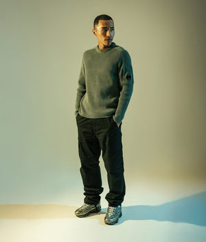 Full Rib Crewneck Lens Jumper. Shot by EQVVS. Campaign shot.