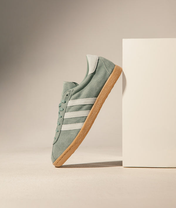 adidas tobacco silver green Tobacco Trainers in Silver Green | adidas Originals