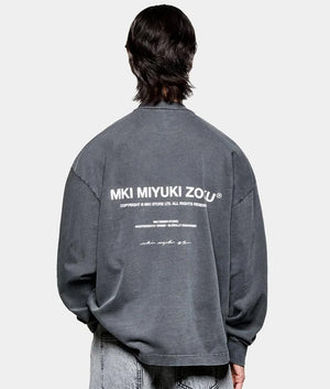 Design Studio Long Sleeve T-Shirt. Shot by EQVVS. Back print model shot.