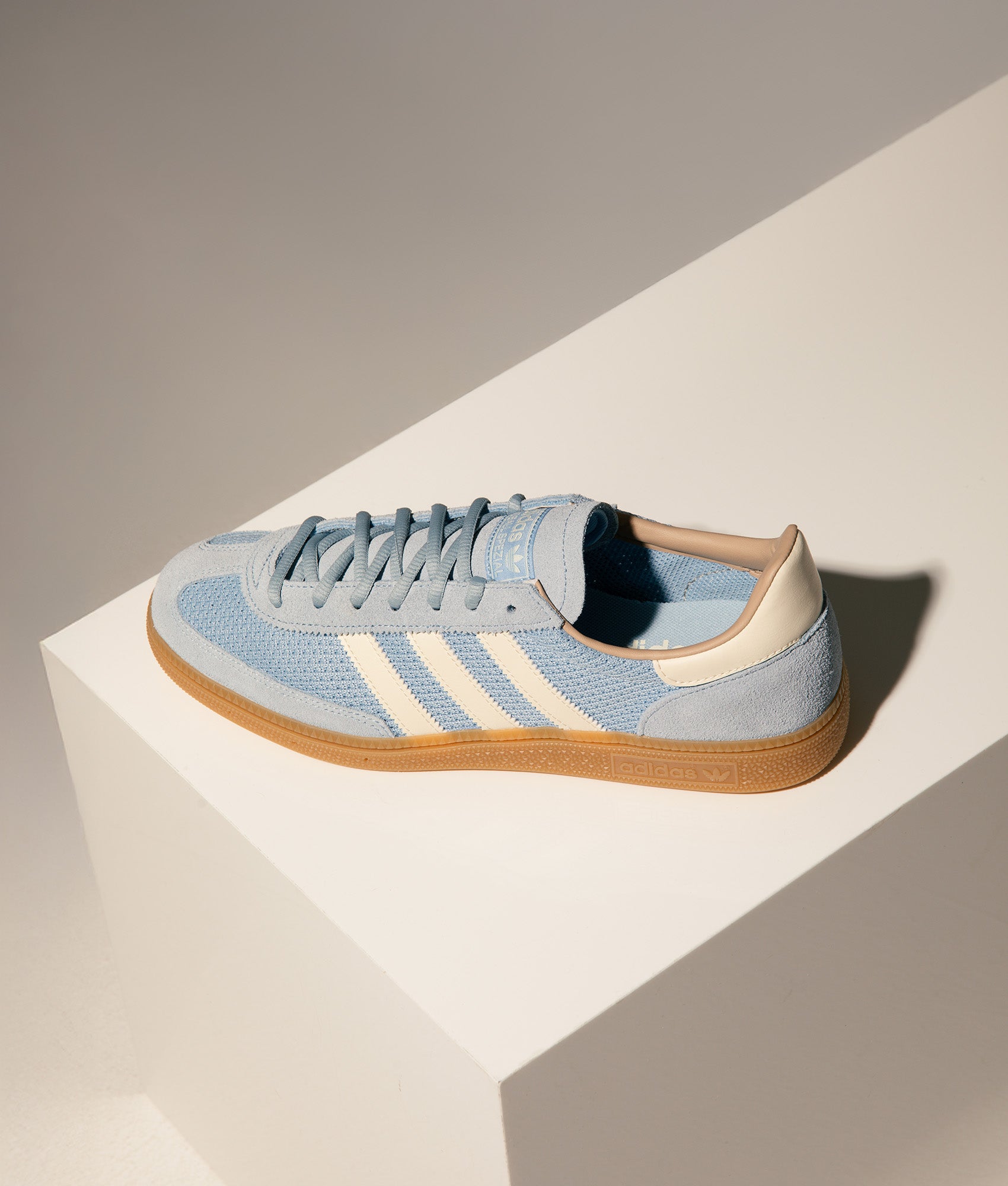 adidas gazelle silver green womens Handball Spezial Trainers in Clear Sky | adidas Originals