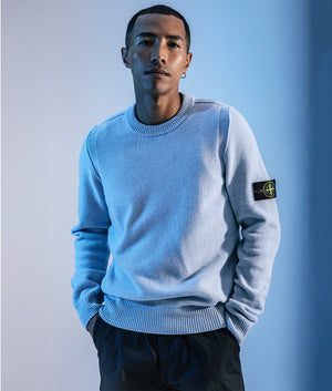 Lambswool Crew Neck Jumper. Shot by EQVVS. Campaign shot.