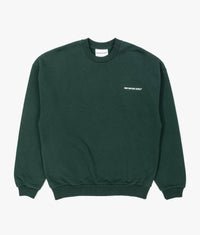 Oversized Uniform Crewneck Sweatshirt: Green 