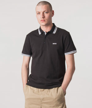 Paddy-Polo-Shirt-Black-BOSS-EQVVS-Model-Video