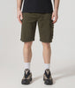 Diagonal Fleece Cargo Sweatshorts in Ivy Green | C.P. Company | EQVVS | Model video