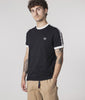 Fred Perry Taped Ringer T-Shirt in Black at EQVVS. Model Video.
