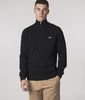 Quarter-Zip-Knit-Black-Lacoste-EQVVS-Model-Video