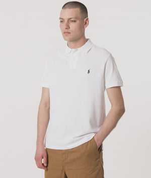 Custom-Slim-Fit-Mesh-Polo-Shirt-White-Polo-Ralph-Lauren-EQVVS-Model-Video