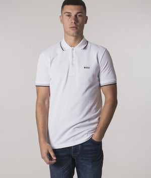 Paddy-Polo-Shirt-White-BOSS-EQVVS-Model-Video
