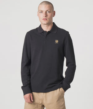 Belstaff-Long-Sleeve-Polo-Shirt-Black-Belstaff-EQVVS-Model-Video