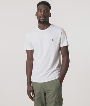 Custom-Slim-Fit-T-Shirt-White-Polo-Ralph-Lauren-EQVVS-Model-Video