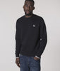 Crew-Neck-Sweatshirt-Black-Fred-Perry-EQVVS-Model-Video
