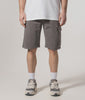 C.P. Company Diagonal Fleece Cargo Sweatshorts in Gunmetal at EQVVS Menswear. Model video.
