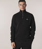 Quarter-Zip-Croc-Logo-Sweatshirt-Black-Lacoste-EQVVS-Model-Video