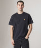Carhartt WIP Loose Fit Chase T-Shirt in Dark Navy at EQVVS Menswear. Model video.