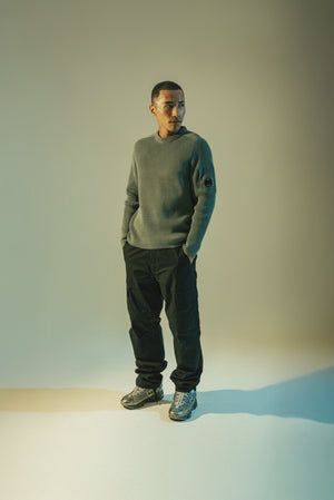 Full Rib Crewneck Lens Jumper. Shot by EQVVS. Campaign Model Video