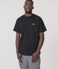 Carhartt WIP Script Embroidery T-Shirt in Black at EQVVS. Model Video.