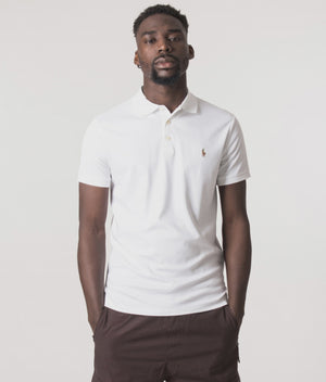 Custom-Slim-Fit-Interlock-Polo-Shirt-White-Polo-Ralph-Lauren-EQVVS-Model-Video