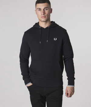Twin-Tipped-Hoodie-Black-Fred-Perry-EQVVS-Model-Video