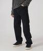 Carhartt WIP Relaxed Fit Aaron Pants in 01LF Blue at EQVVS Menswear. Model video.