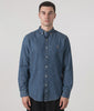 Slim-Fit-Oxford-Shirt-Denim-POLO-Ralph-Lauren-EQVVS-Model-Video