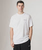 Carhartt WIP Loose Fit Script Embroidery T-Shirt in White and Black at EQVVS Menswear. Model video.