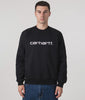 Relaxed Fit Carhartt Sweat by Carhartt WIP in Black/White. Shot by EQVVS. Model Video.