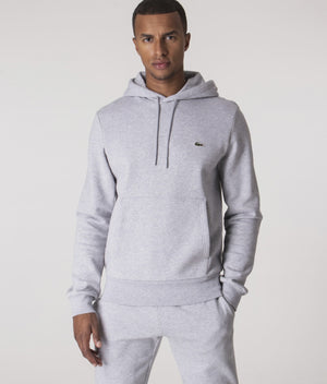 Relaxed-Fit-Brushed-Fleece-Hoodie-Silver-Chine-Lacoste-EQVVS-Model-Video