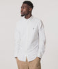 Slim-Fit-Garment-Dyed-Oxford-Shirt-White-Polo-Ralph-Lauren-EQVVS-Model-Video