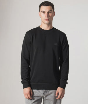 BOSS Relaxed Fit Westart in Black at EQVVS Menswear. Model video.